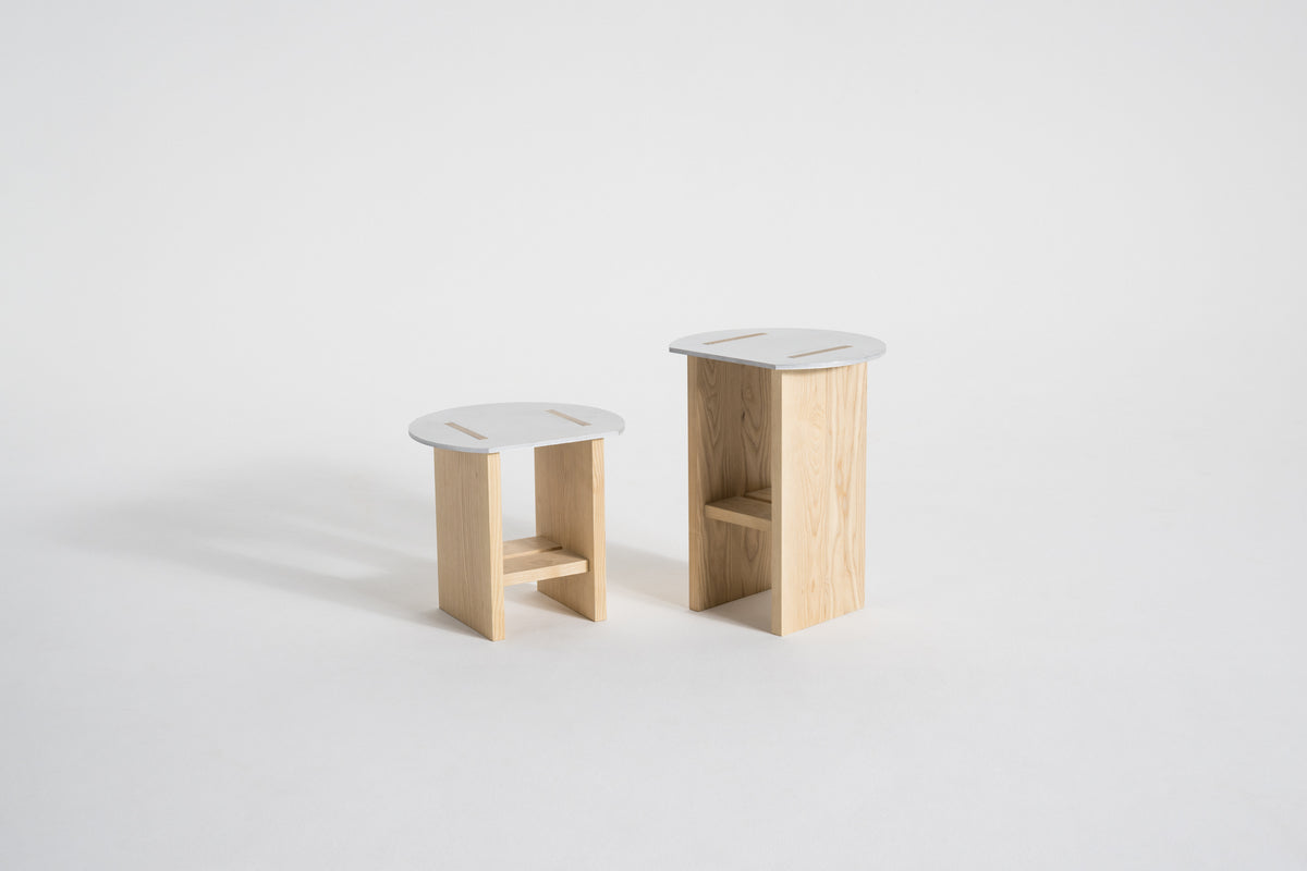 KNOP Sidetable Ash