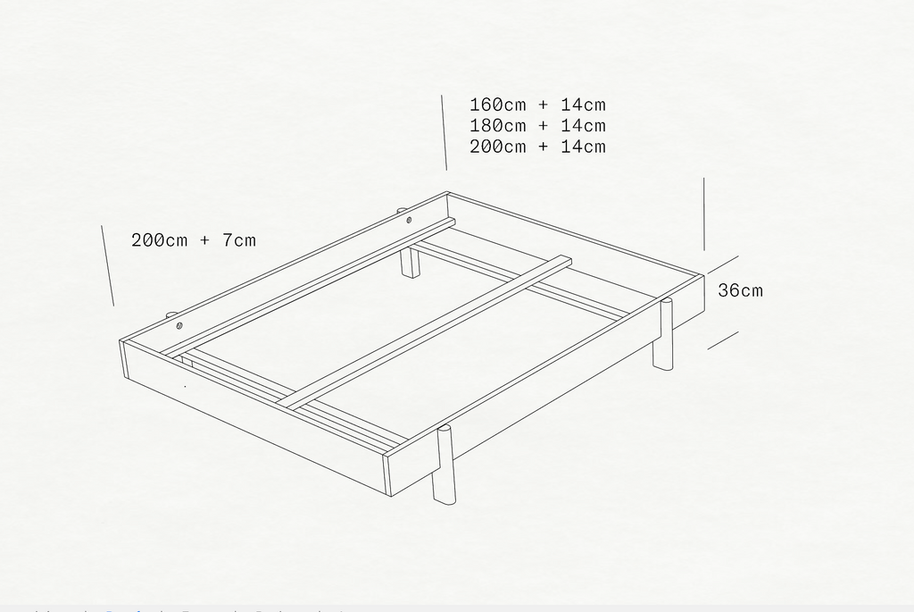 EO Bed Oak Smoked