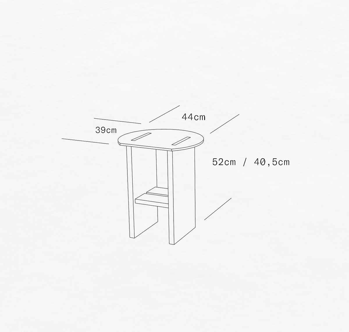 KNOP Sidetable Oak Smoked
