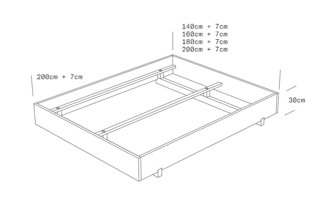 NUTO Bed Pine